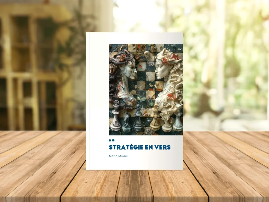 Michaël Morin, poète et écrivain. Chaque coup devient un mot, chaque pièce une métaphore de la vie.